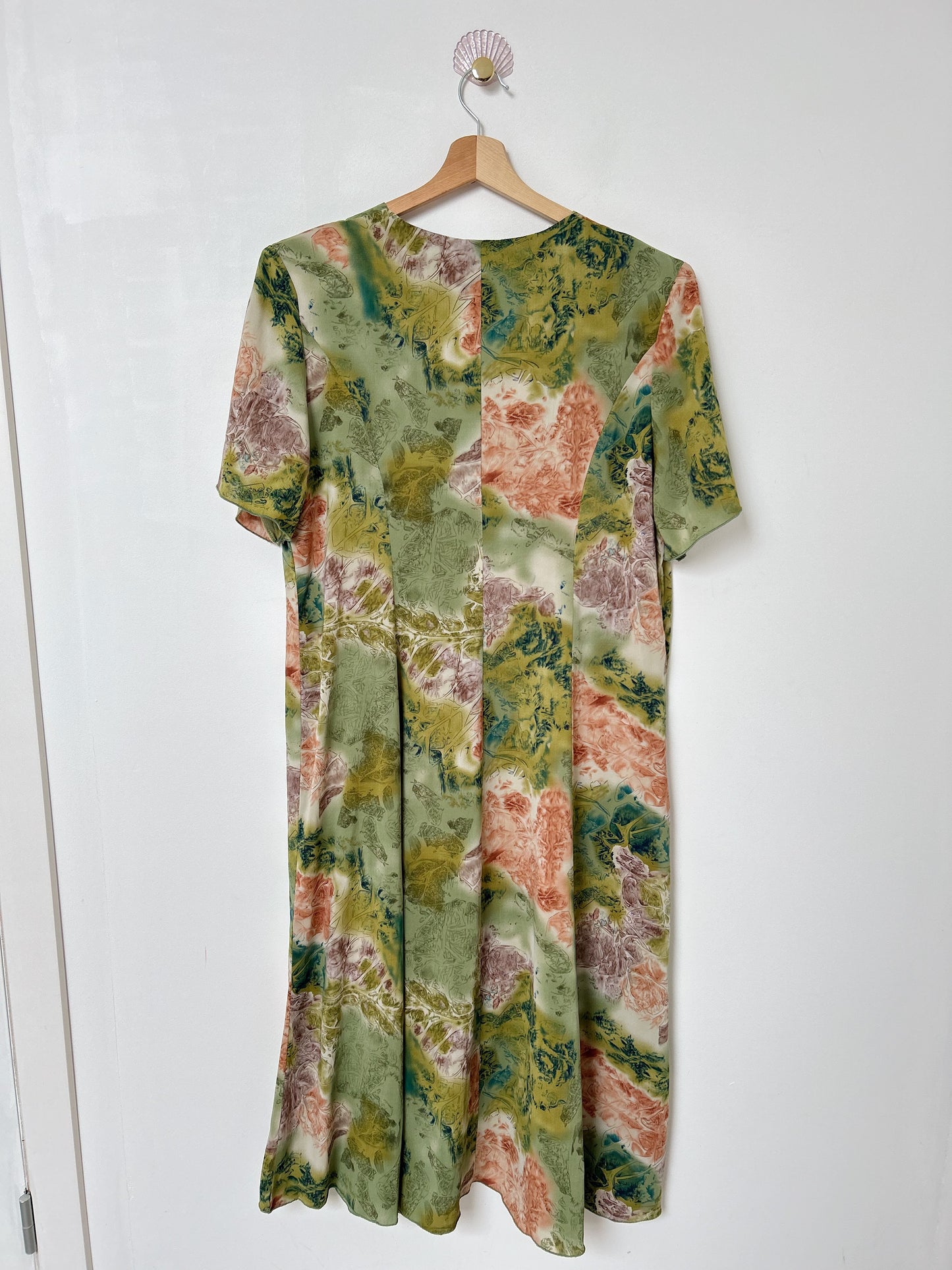 Robe verte à motifs 90s Taille 42