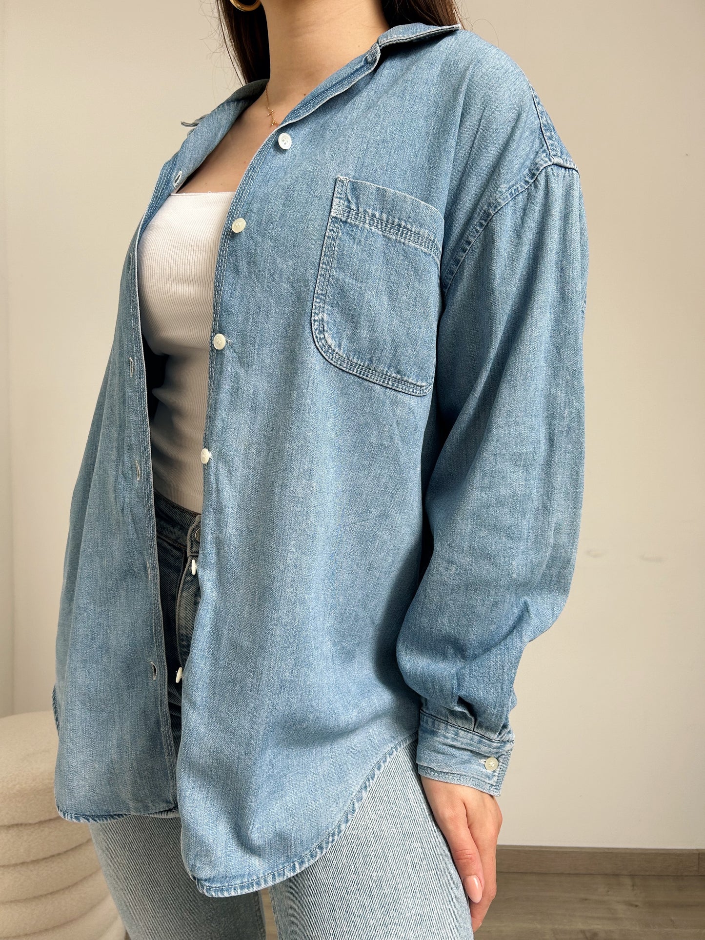 Chemise oversize en jean 90s Taille 38/40