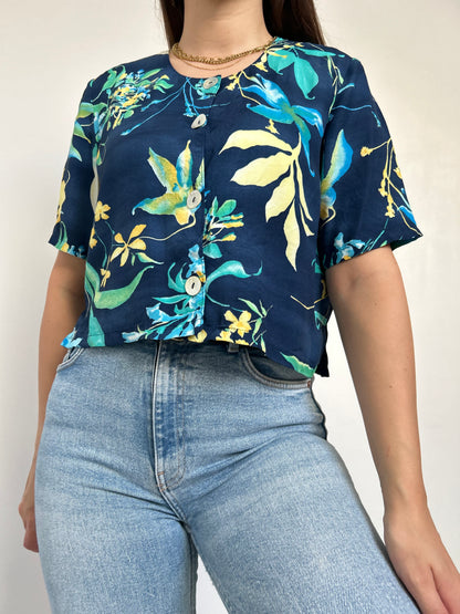 Chemise à fleurs 90s Taille 36/38