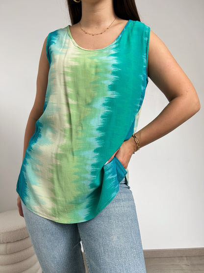 90s Tie and Dye Tank Top Size 38/40