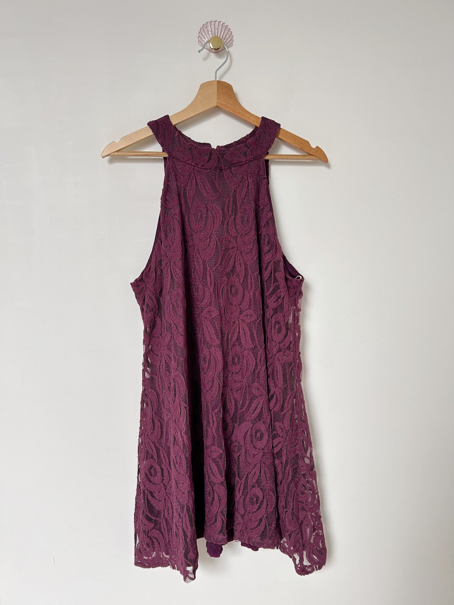 Purple lace dress Size 38