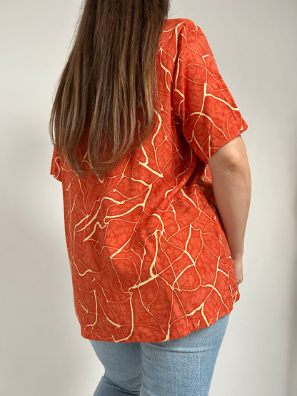 Chemise oversize à motifs 90s Taille 38 à 42