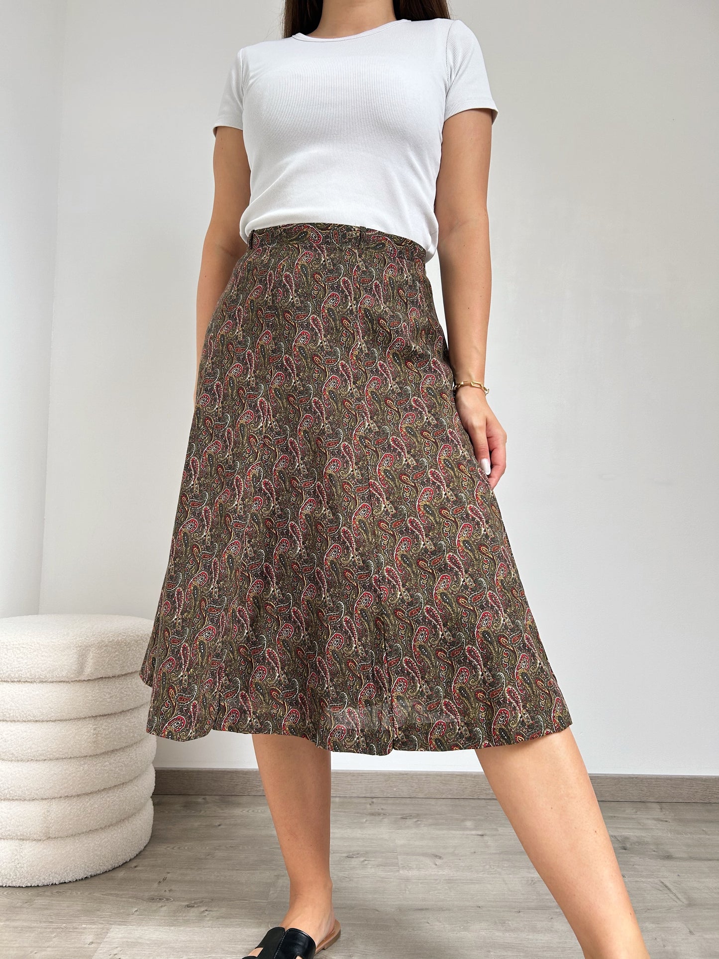 70s patterned skirt Size 38