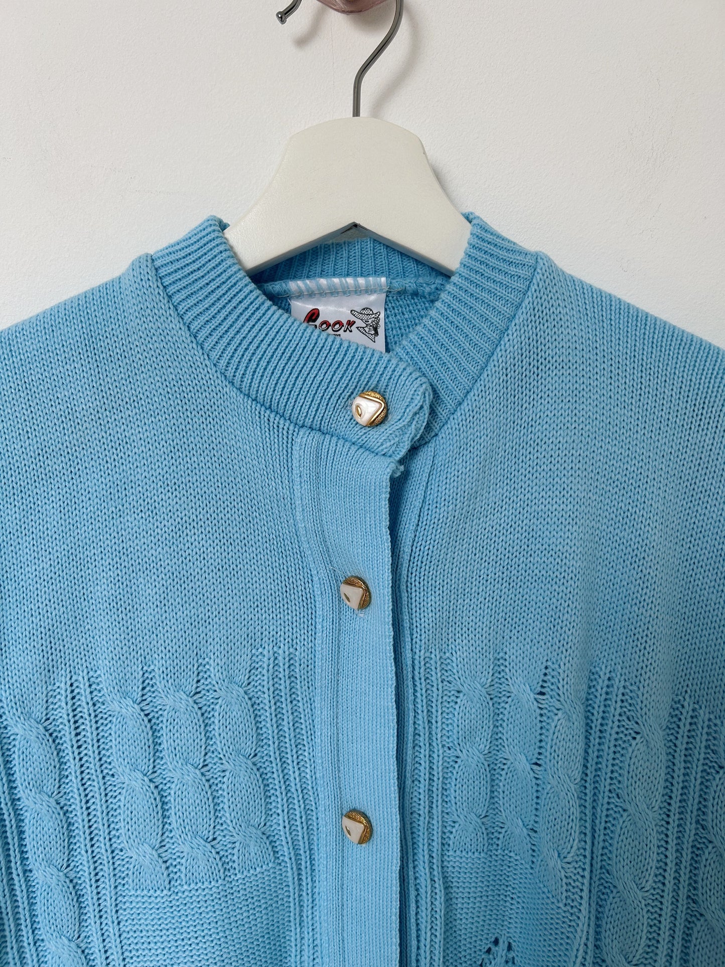 Cardigan bleu ciel 90s Taille 38/40