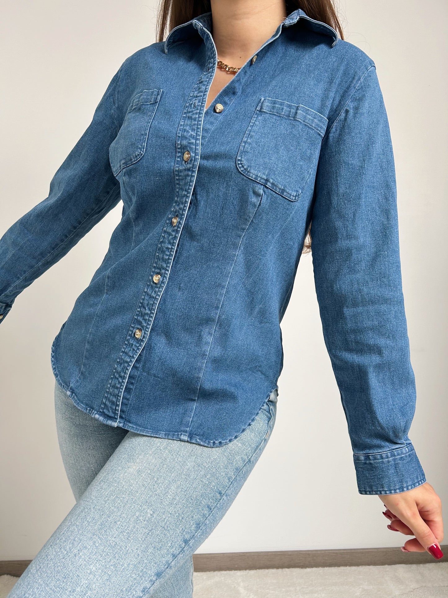 Chemise en jean 90s Taille 36