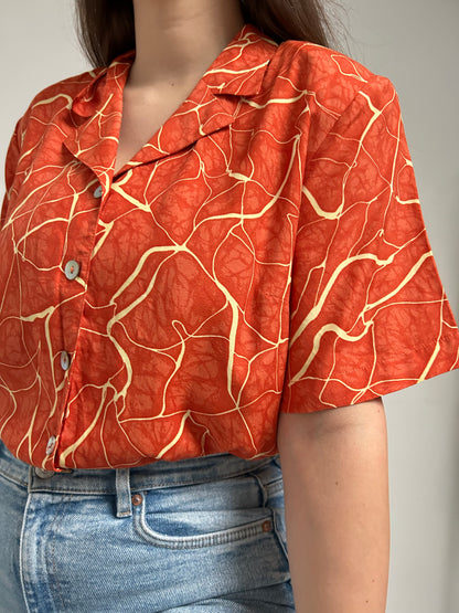 Chemise oversize à motifs 90s Taille 38 à 42