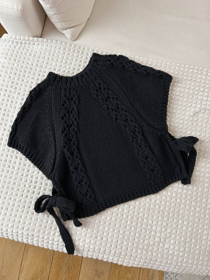 Pull sans manches Mila noir