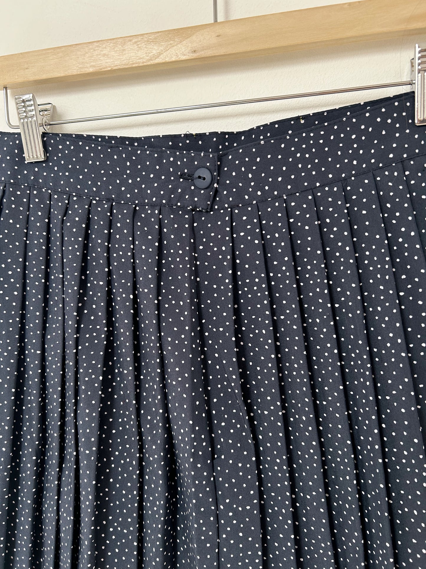 Jupe à pois plissée vintage Taille 36