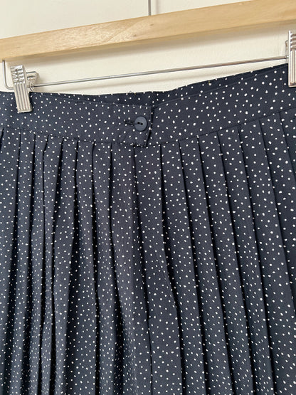 Jupe à pois plissée vintage Taille 36