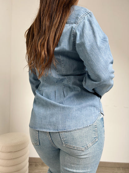 Chemise en jean cintrée 90s Taille 38