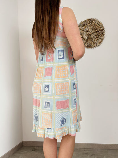 90s pastel colored dress Size 36