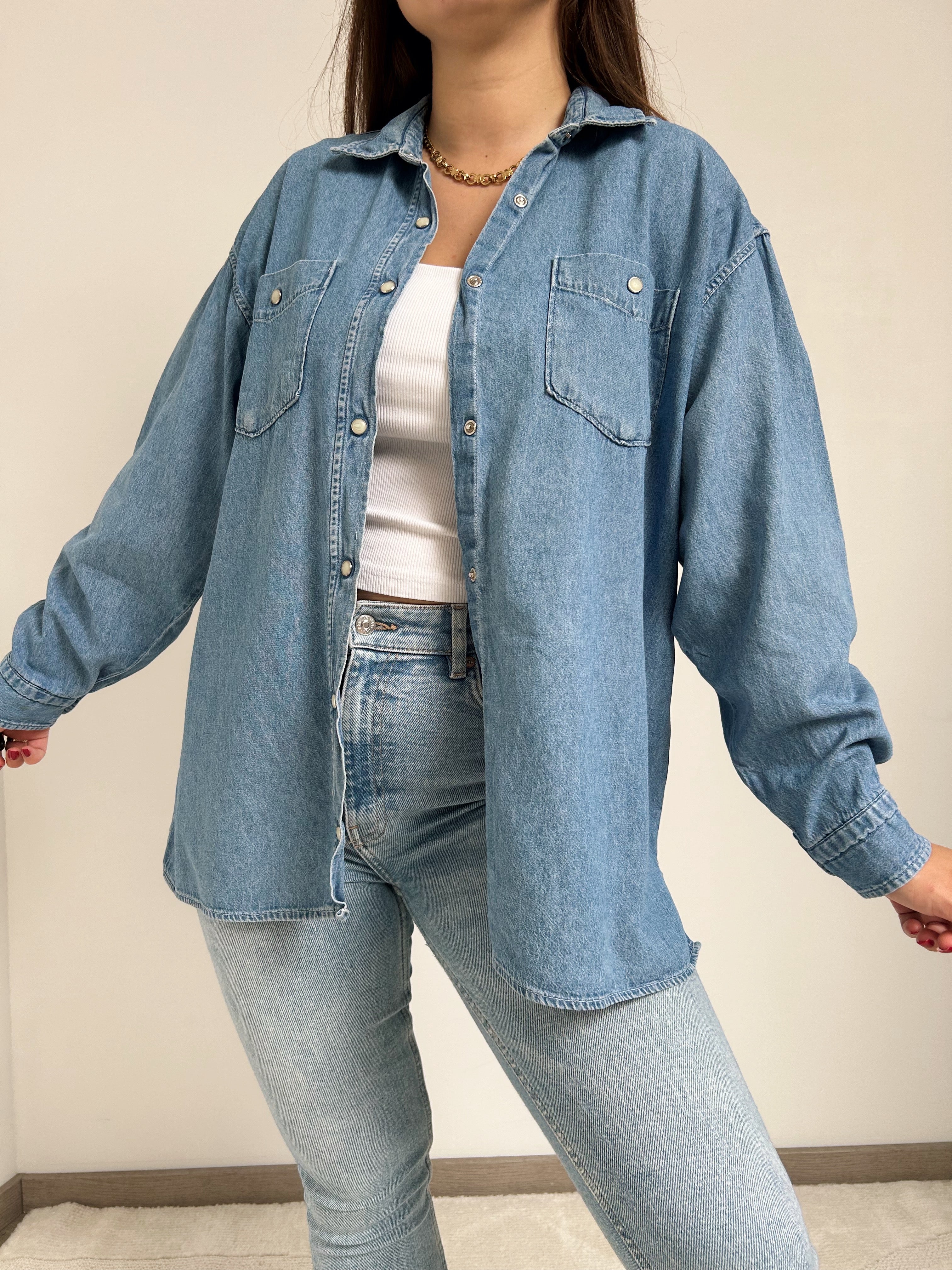 90s denim shirt shop