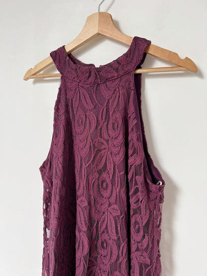 Purple lace dress Size 38