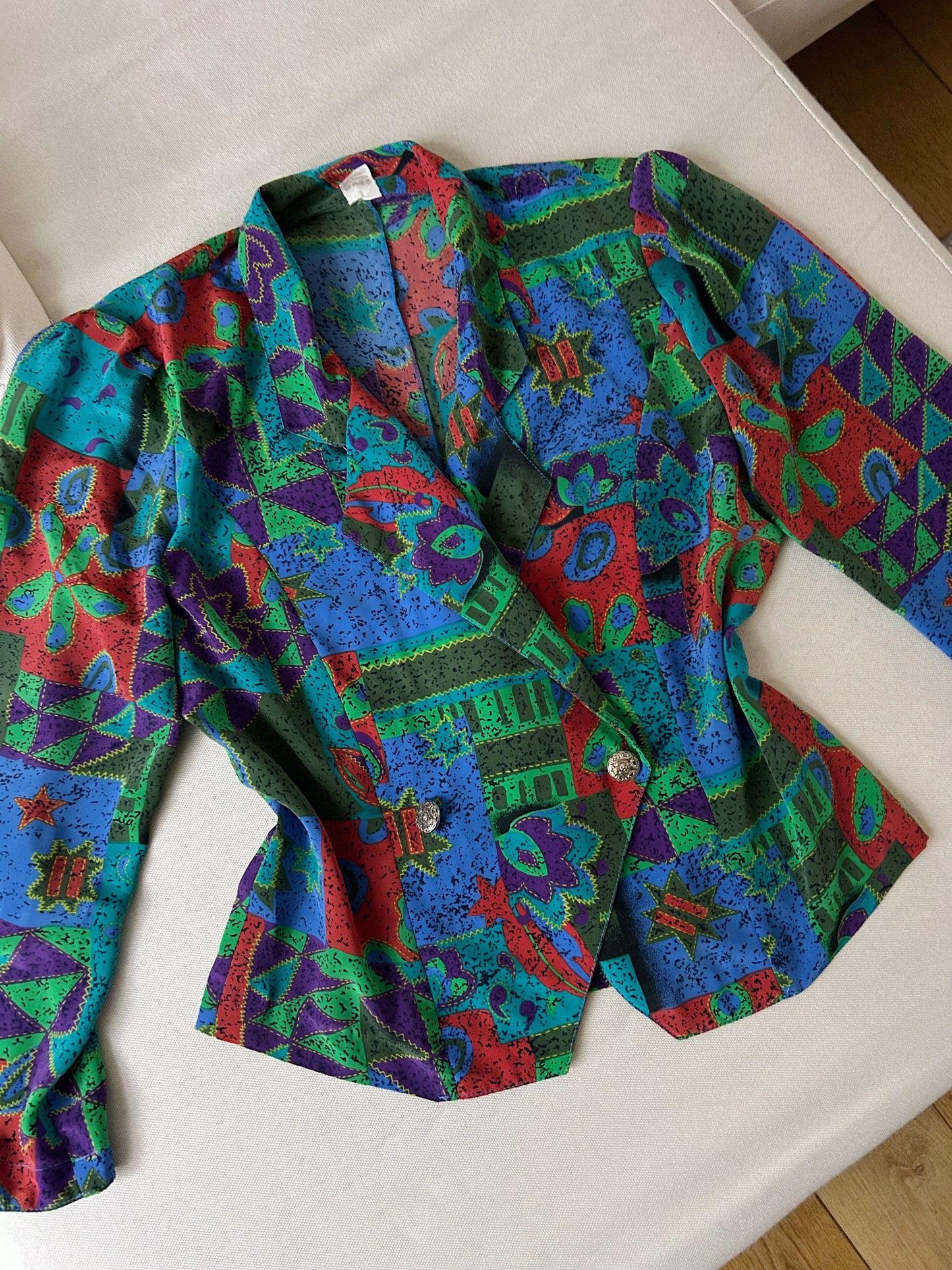 Veste chemise multicolore 90s Taille 40