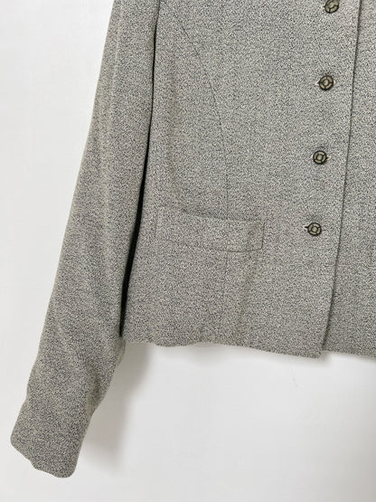 Blazer court gris vintage Taille 36