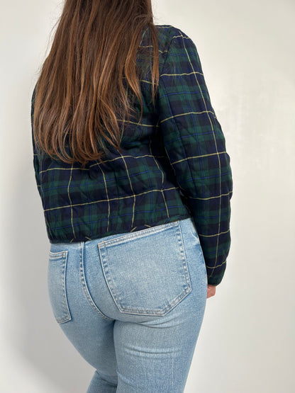 Veste matelassée à carreaux 90s Taille 40